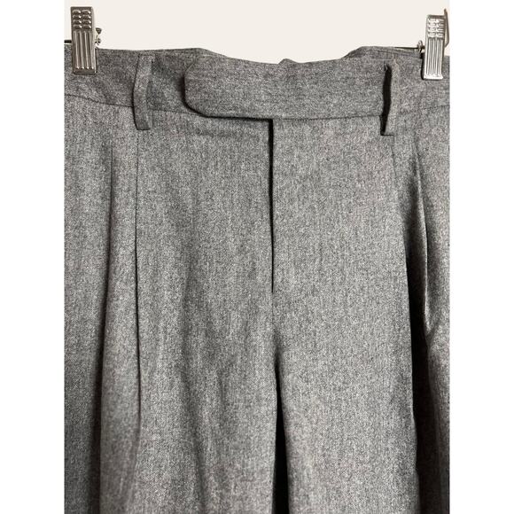 Eleventy Gray Wool Pleated Front Straight Leg Trouser Dress Work Pants Size 36US - Picture 2 of 8